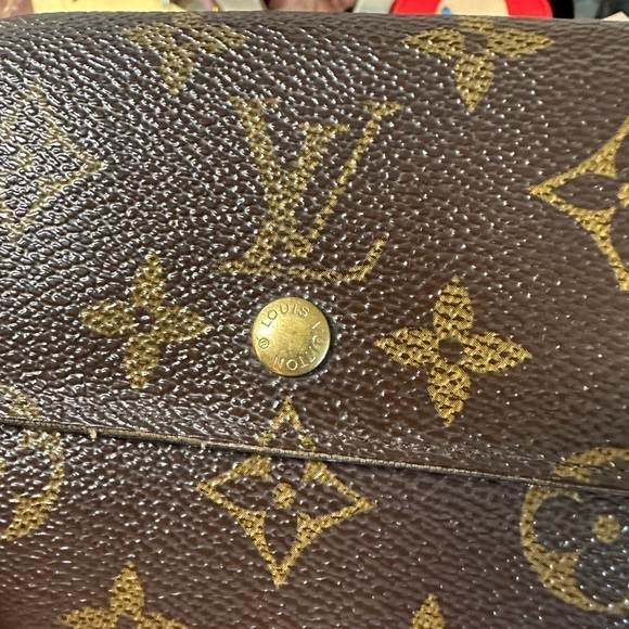 AUTHENTIC LOUIS VUITTON MONOGRAM PORTEFEIULLE ELISE TRIFOLD SNAP WALLET - Picture 3 of 12